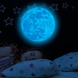 1049Pcs Glow in The Dark Wall Stickers Luminous Moon Stars Kids Wall Stickers Home Decor