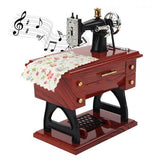 Sewing Music Box Vintage Music Box Mini Sewing Machine Gift Table Decor
