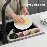 New Kitchenware Rack Telescopic Sink Rack Holder