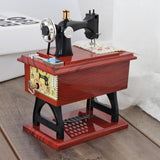 Sewing Music Box Vintage Music Box Mini Sewing Machine Gift Table Decor
