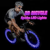 3D Bicycle Spoke LED Light