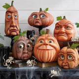 Expressive Pumpkin Halloween Decoration Crafts