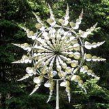 Wind Powered Kinetic Sculpture Magical Metal Windmill