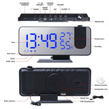 🔥2021 NEW🔥Projection Alarm Clock FM Radio LED Digital Smart Alarm